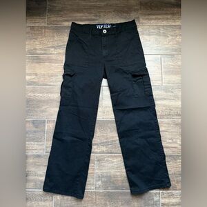 VIP Womans Black Cargo Trousers